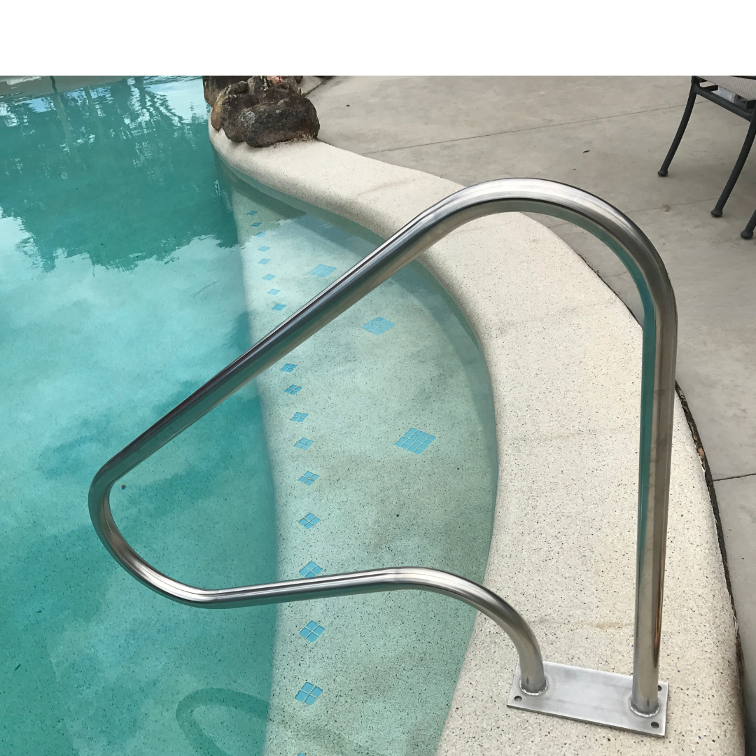 Best stainless steel swimming pool hand rails australia for elderly and disabled. NDIS compliant. Non conductive Pool handrails. Hand Rails Australia - online shopping. Australian made. Delivery Australia Wide.