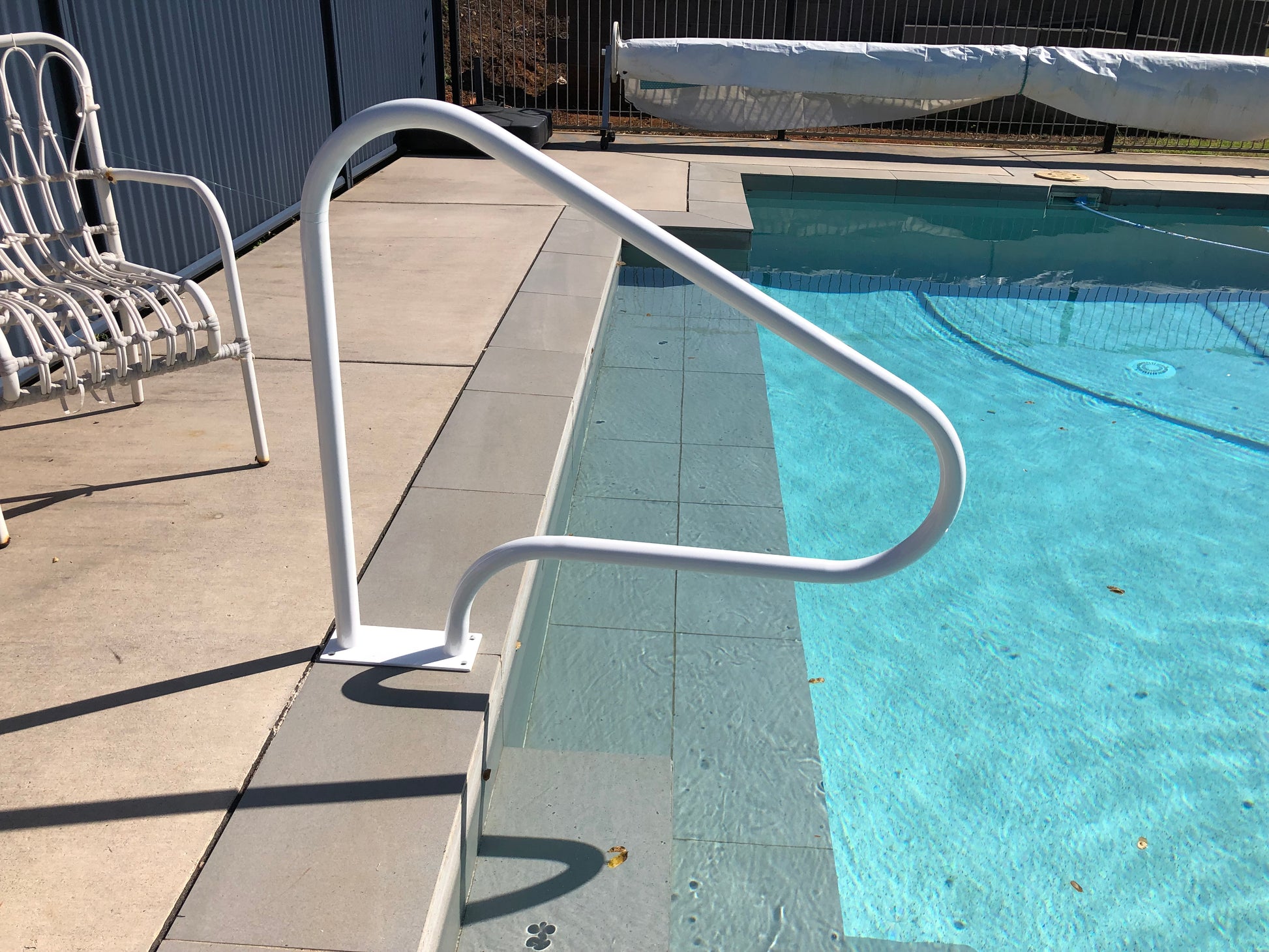 Best stainless steel swimming pool hand rails australia for elderly and disabled. NDIS compliant. Non conductive Pool handrails. Hand Rails Australia - online shopping. Australian made. Delivery Australia Wide.