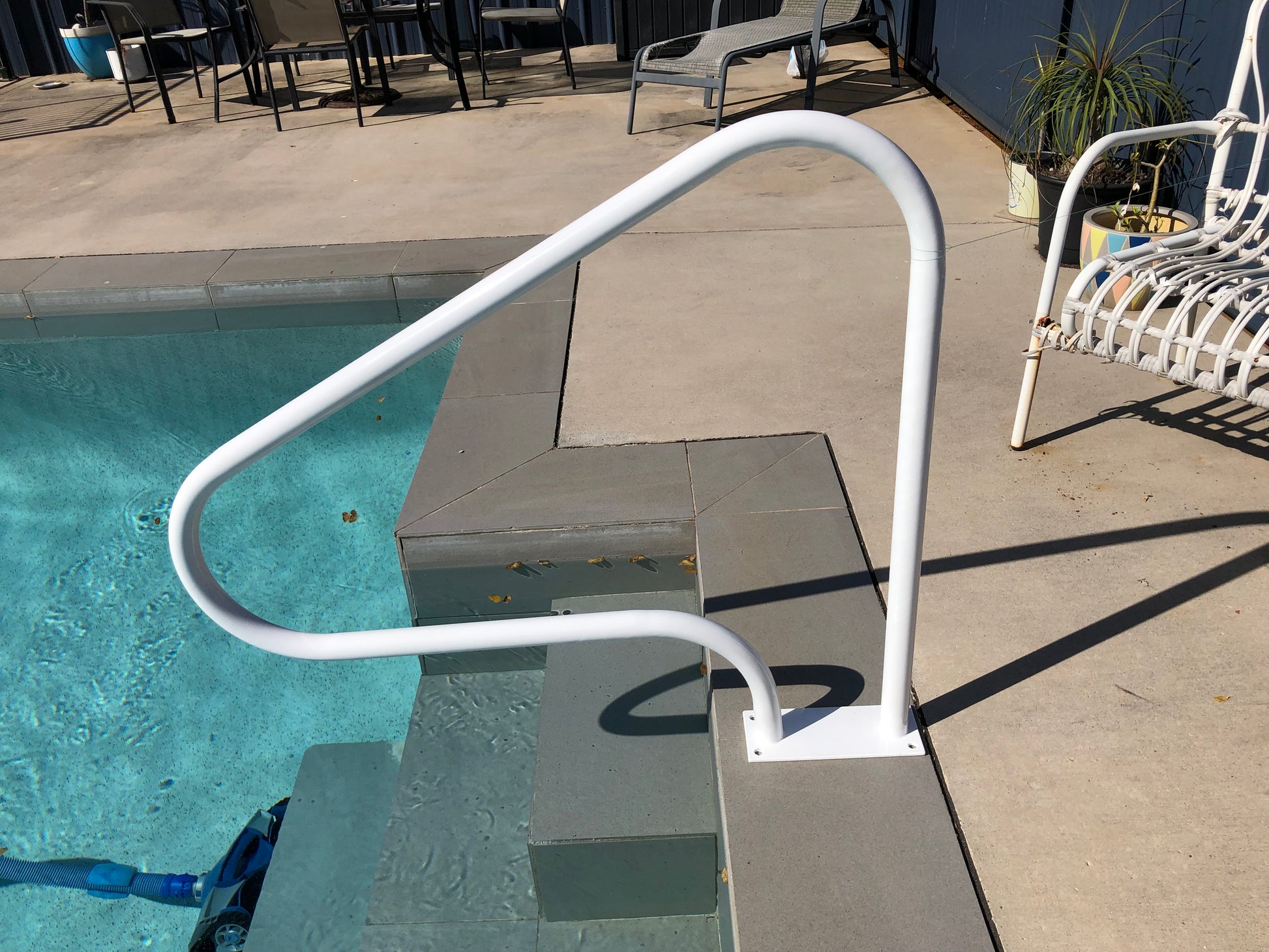 Best stainless steel swimming pool hand rails australia for elderly and disabled. NDIS compliant. Non conductive Pool handrails. Hand Rails Australia - online shopping. Australian made. Delivery Australia Wide.