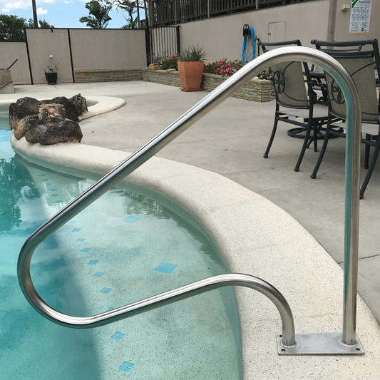 Best stainless steel swimming pool hand rails australia for elderly and disabled. NDIS compliant. Non conductive Pool handrails. Hand Rails Australia - online shopping. Australian made. Delivery Australia Wide. 