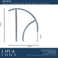 HRA07C Stainless Steel Deluxe Core Fit Hand Rail