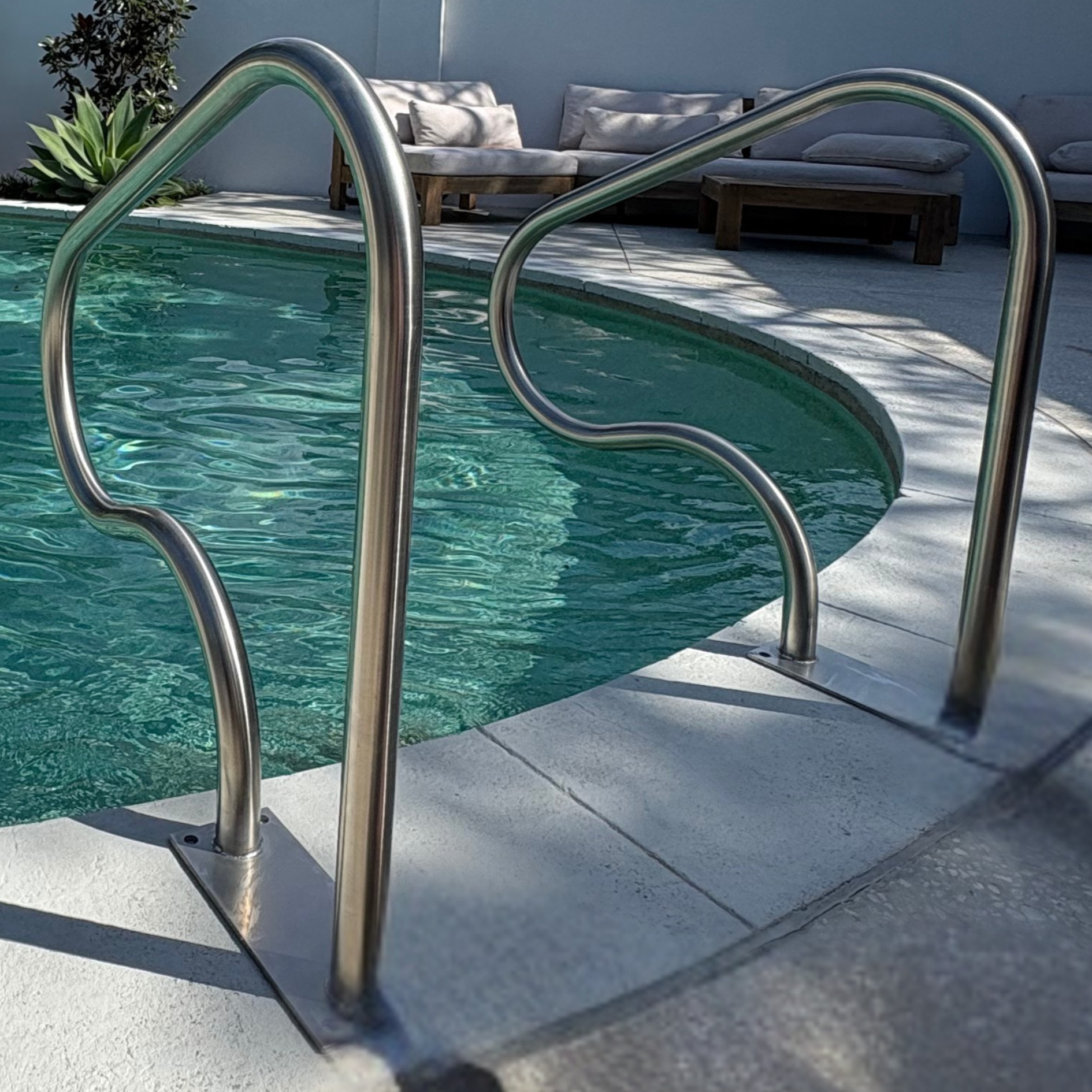 Best stainless steel swimming pool hand rails australia for elderly and disabled. NDIS compliant. Non conductive Pool handrails. Hand Rails Australia - online shopping. Australian made. Delivery Australia Wide. 