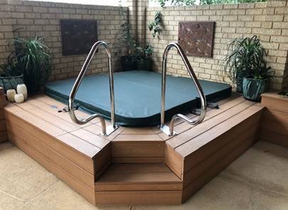 Stainless Steel Triangle Bolt Down Hand Rail - Hand Rails Australia