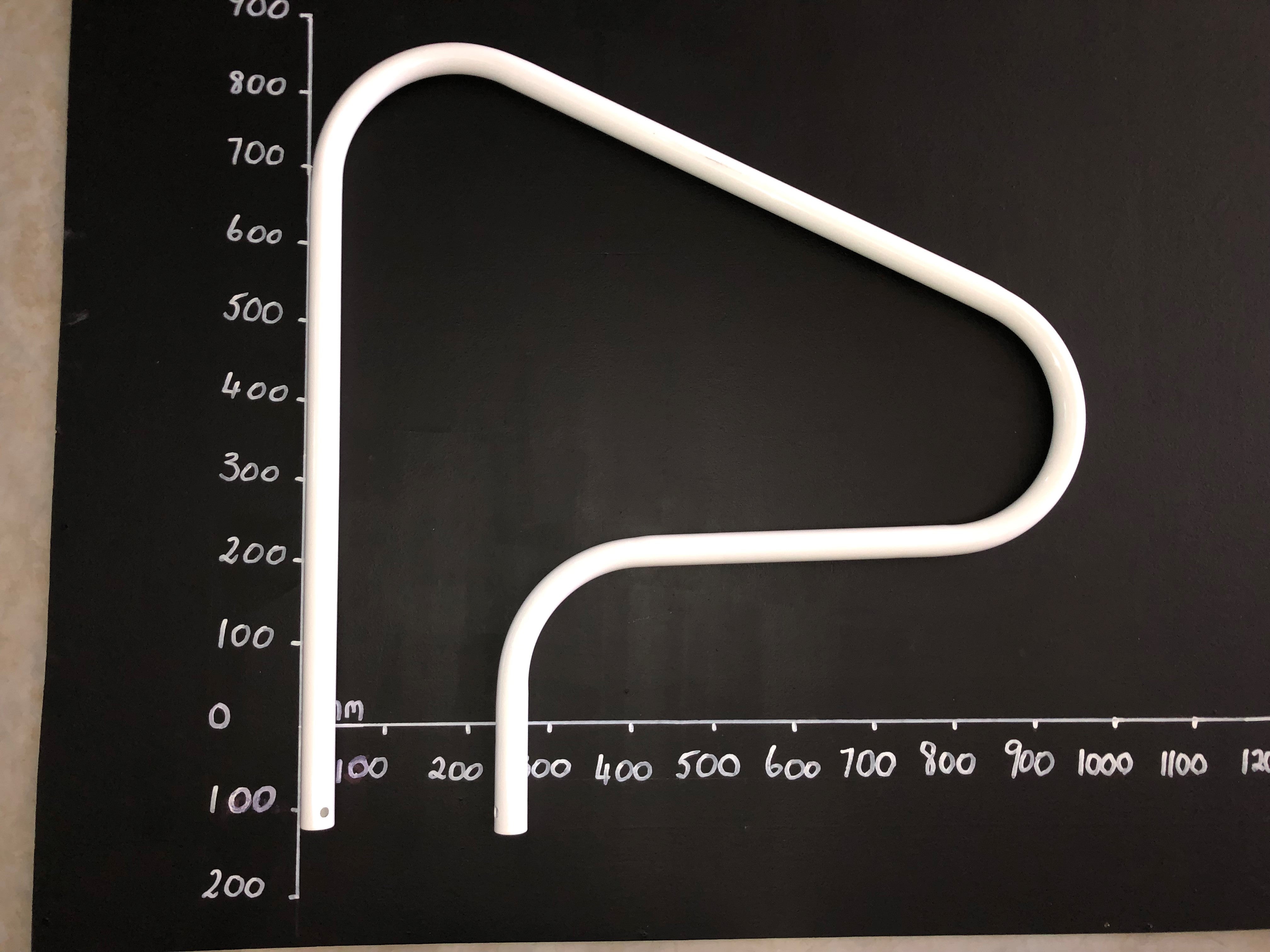 Stainless Steel 1m Long Core Fit Hand Rail - Hand Rails Australia